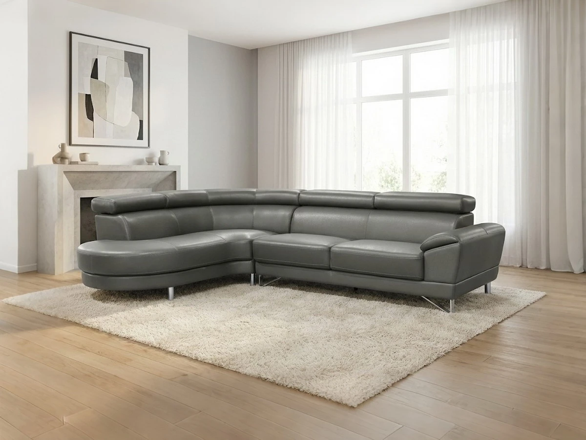 Birmingham, QS4031, functional sofa, in leatherair, B2B wholesale furniture