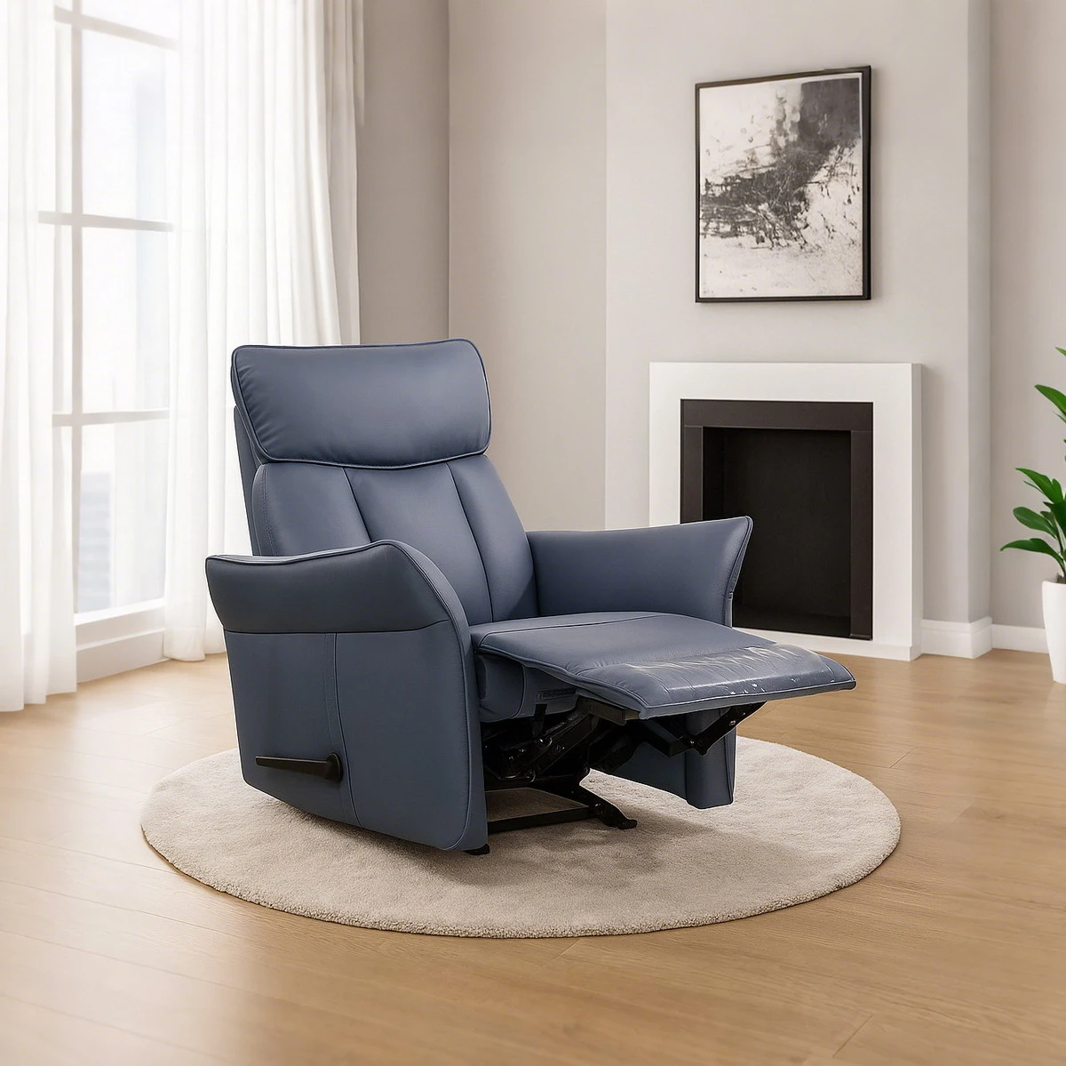 Ailis · QS5125. Ailis, QS5125, chair, in leather/cow, B2B wholesale furniture — view 1