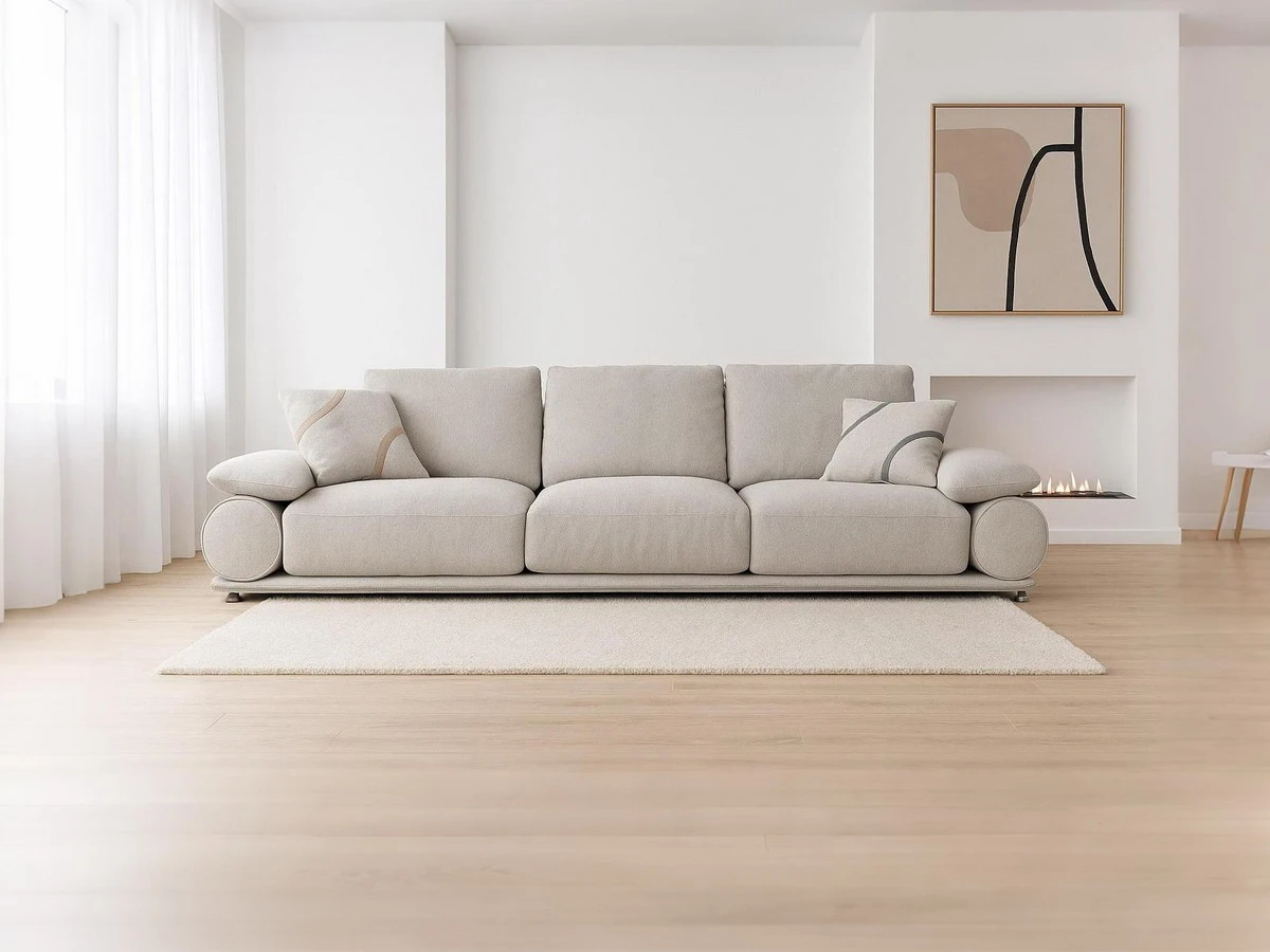 Sunderland · QS3064. Sunderland, QS3064, static sofa, in fabric/performance suede fabric, B2B wholesale furniture — view 1