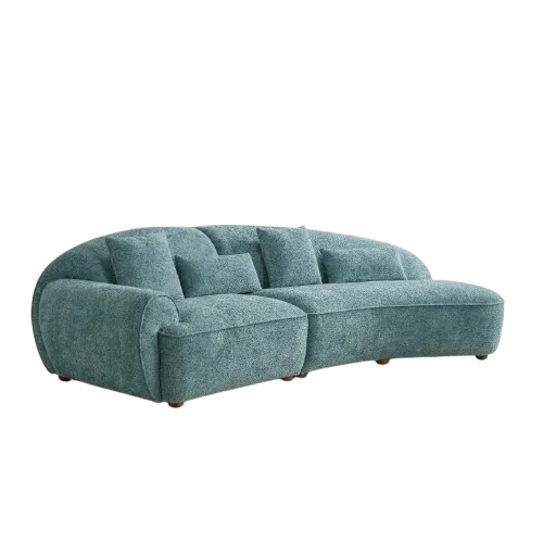 Annora, QS1038, static sofa, in fabric/Bouclé, B2B wholesale furniture