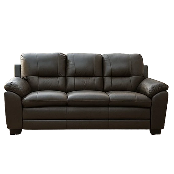 Adolf, QS3121, static sofa, in leatherair, B2B wholesale furniture