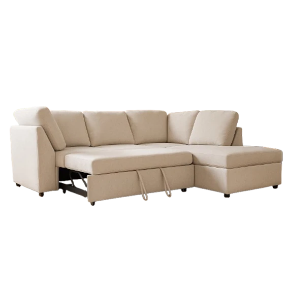 Adah, QS4048, sofa bed, in fabric/linen-look-woven, B2B wholesale furniture