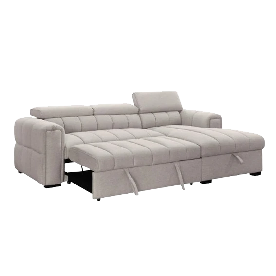 Angelita, QS4088, sofa bed, in fabric/linen-look-woven, B2B wholesale furniture