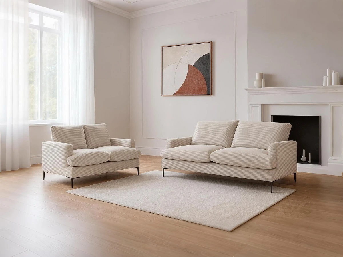 Adalia · QS8051. Adalia, QS8051, static sofa, in fabric/corduroy, B2B wholesale furniture — view 1