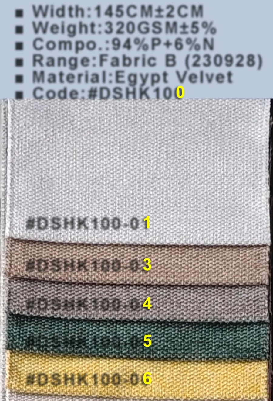 DSHK100 Egypt Velvet