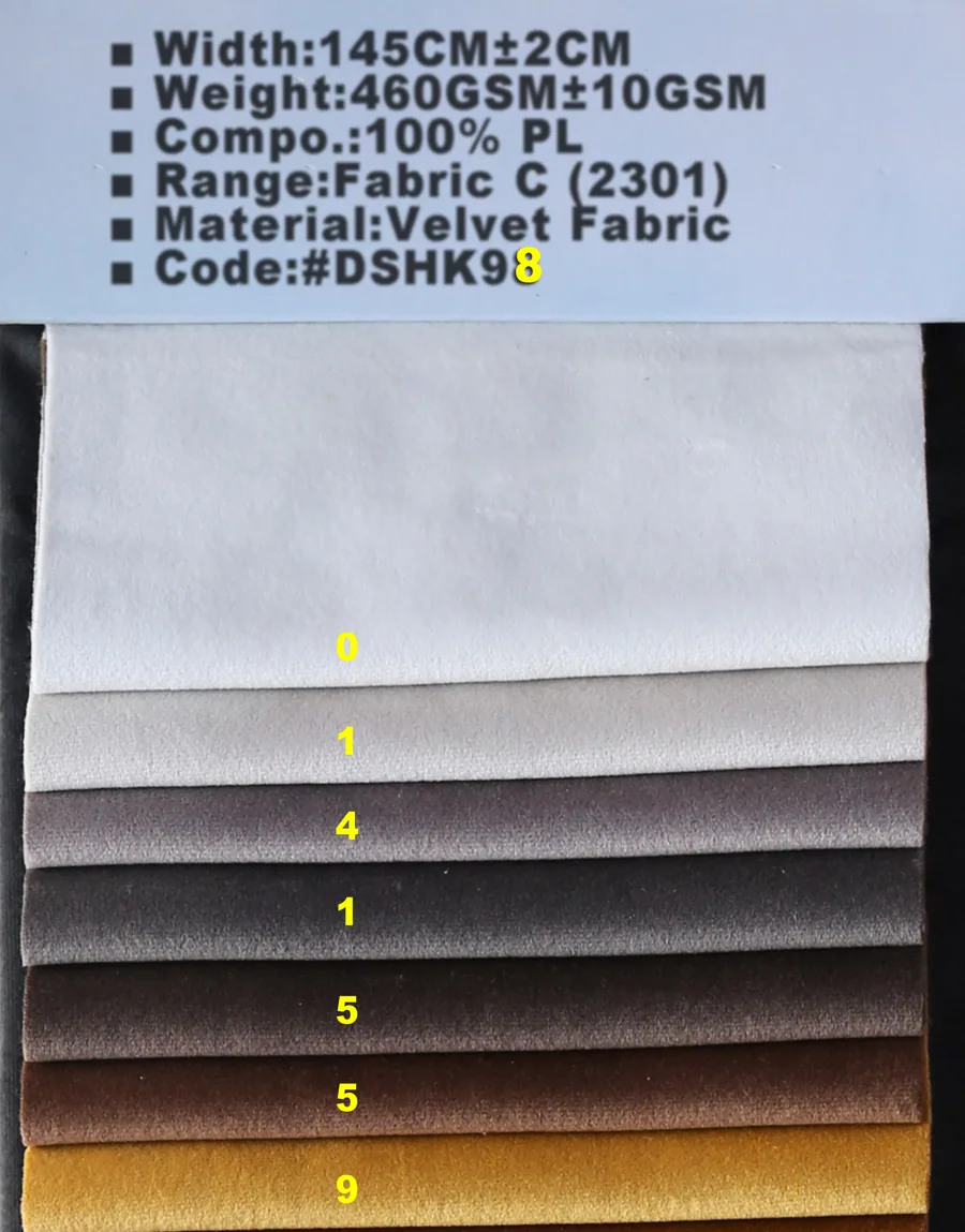 DSHK98 Velvet Fabric
